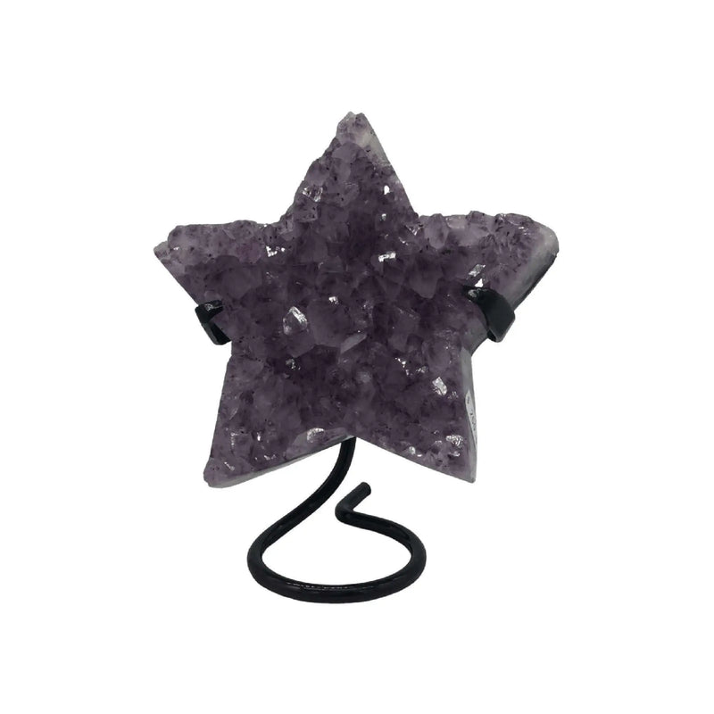 Amethyst Star Cluster on stand Heavens Gems and Wellbeing