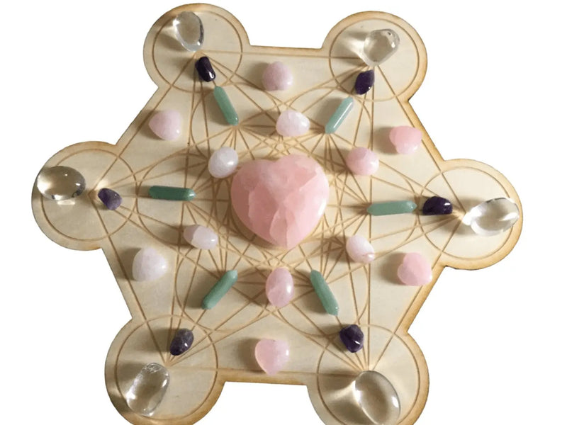 Attracting Love Grid Set Heavens Gem and Wellbeing