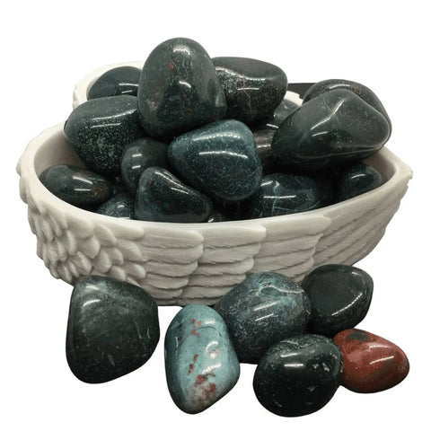 Bloodstone Jasper Tumble Stones Heavens Gems and Wellbeing