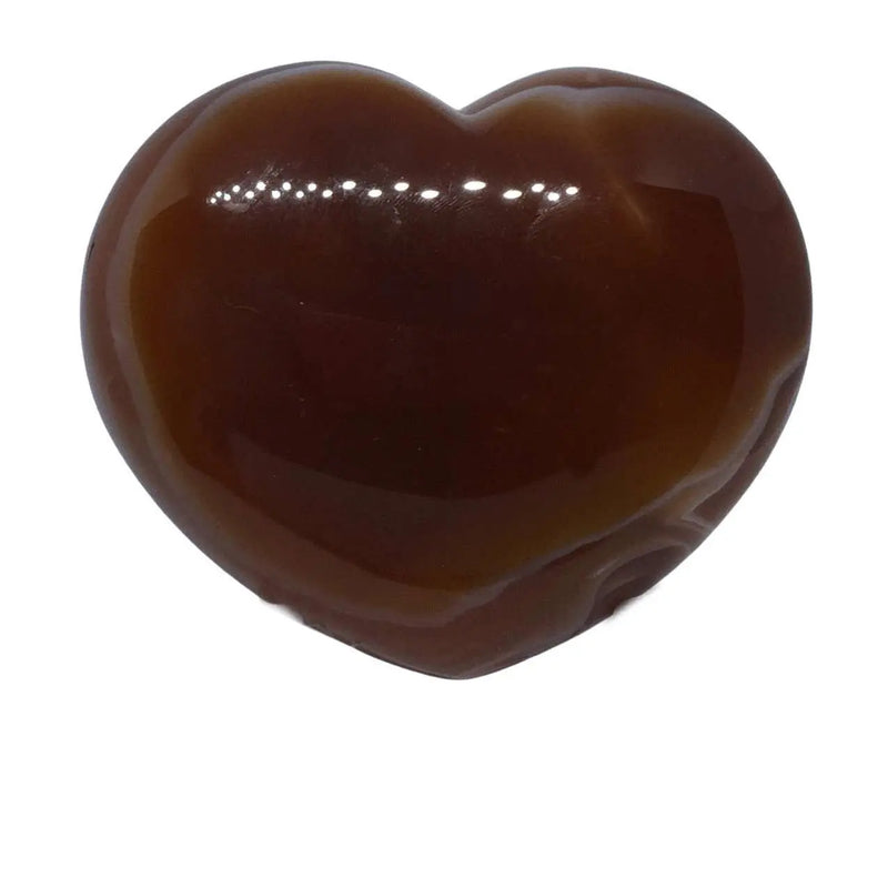 Carnelian Heart - Large Puff Heavens Gems and Wellbeing