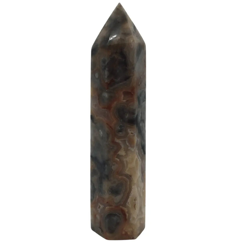 Crazy Lace Agate Tower Heavens Gems and Wellbeing