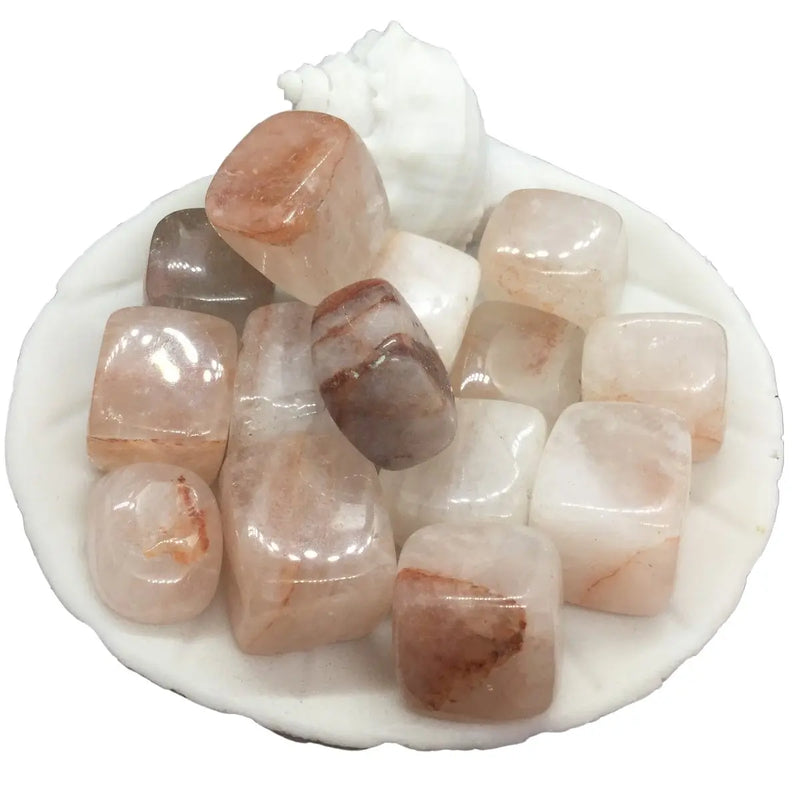 Fire Quartz (Hematoid) Tumble Stones - Cubes Heavens Gems and Wellbeing