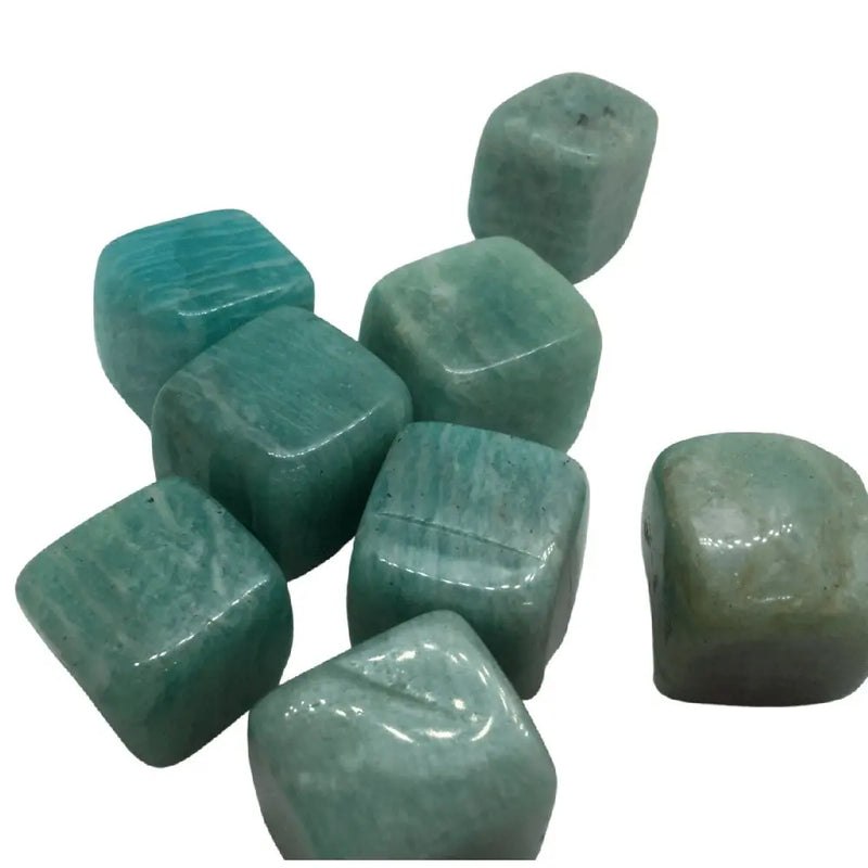 Green Aventurine Tumble Stones - Cubes Heavens Gems and Wellbeing