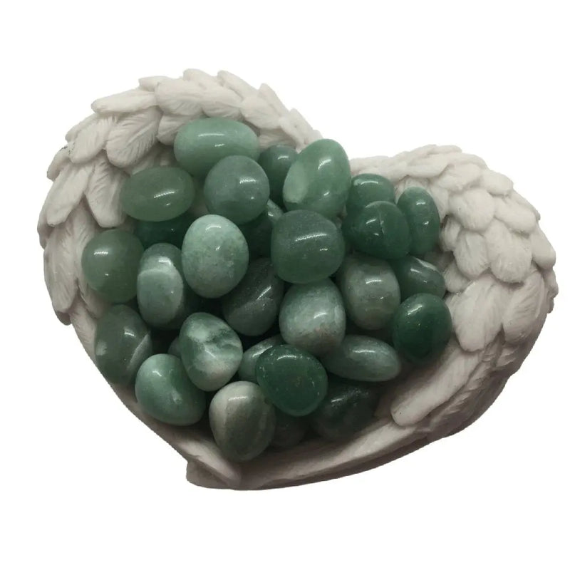 Green Aventurine Tumble Stones- Mini Heavens Gems and Wellbeing
