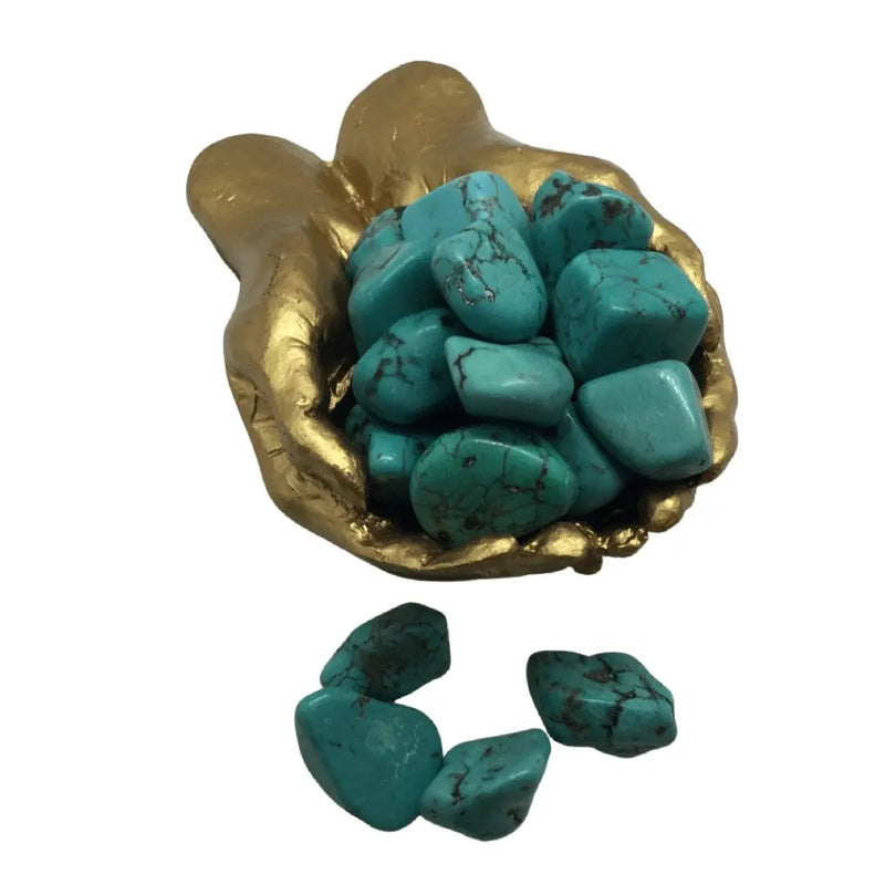 Green Turquenite Tumble Stones- mini Heavens Gems and Wellbeing