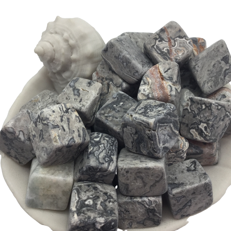 Picasso Jasper Tumble Stones - Cubes Heavens Gem and Wellbeing