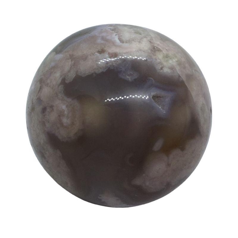 Flower Agate/ Cherry Blossom Sphere Heavens Gem and Wellbeing