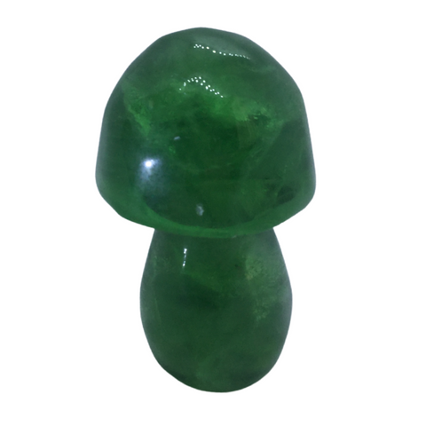 Green Fluorite Mushroom Heavens Gem and Wellbeing