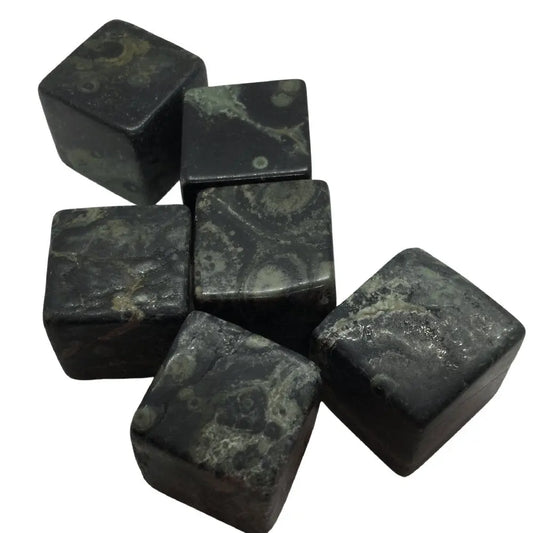 Kambaba Jasper Tumble Stones - Cubes Heavens Gems and Wellbeing