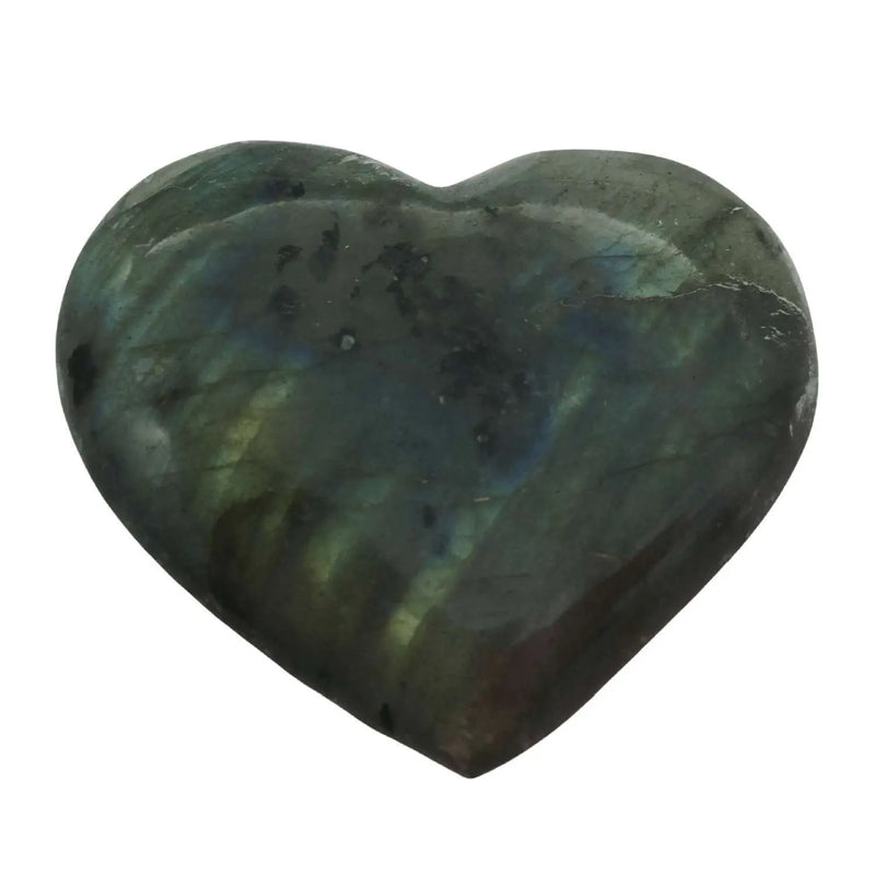 Labradorite Heart - small Heavens Gems and Wellbeing