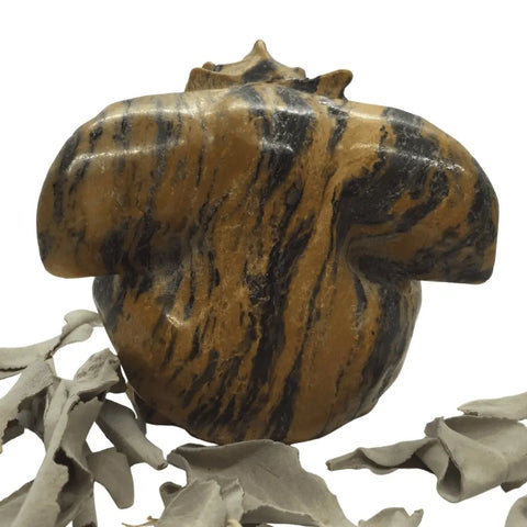 Leopard Skin Jasper Gargoyle Heavens Gem and Wellbeing