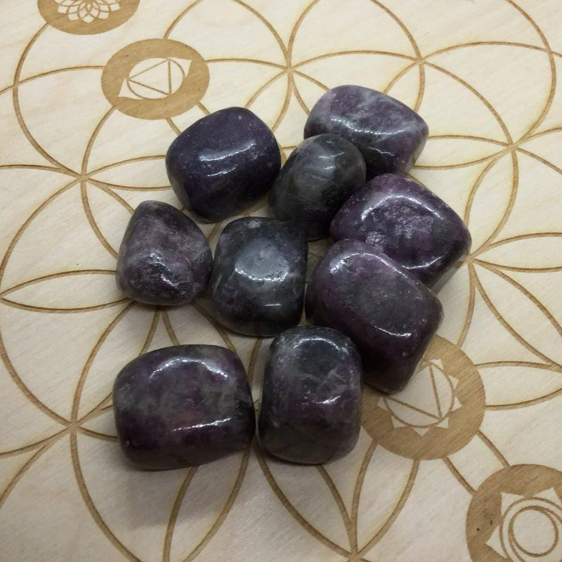 Lepidolite Tumble Stones Heavens Gems and Wellbeing