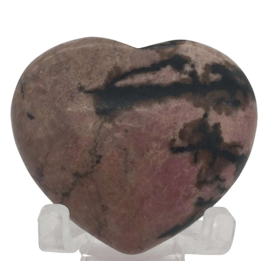 Rhodonite Heart Heavens Gems and Wellbeing