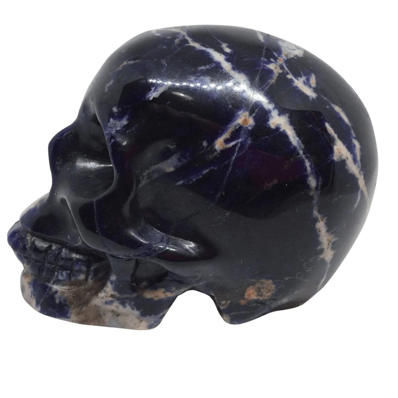 Skull - Sodalite Heavens Gems and Wellbeing