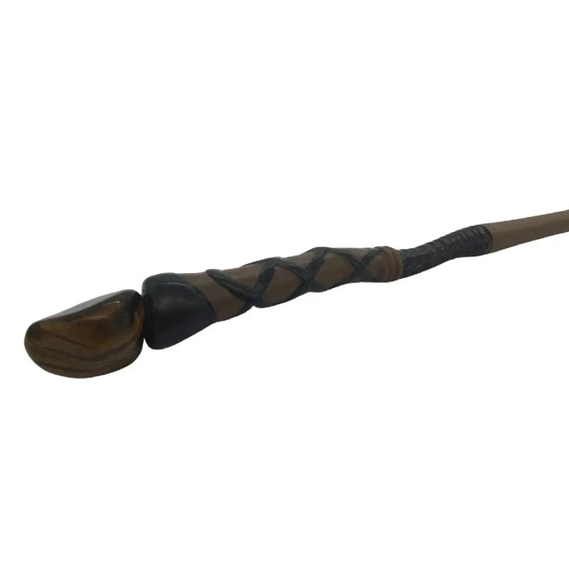 Tiger Eye Wooden Wand Heavens Gems and Wellbeing