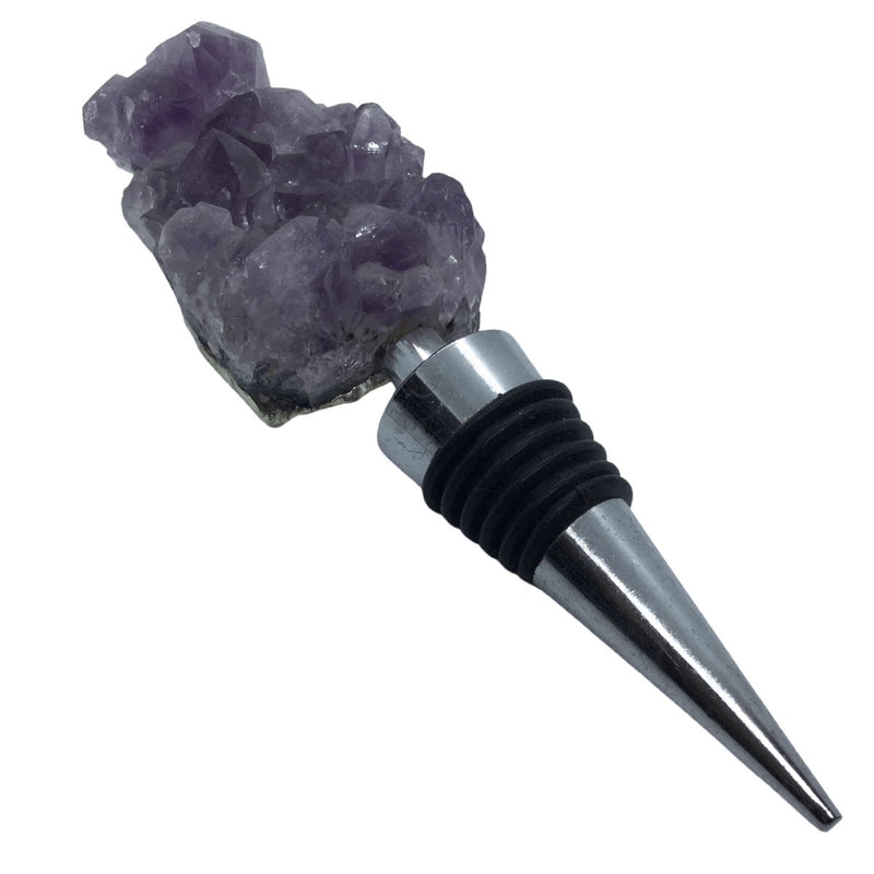 Amethyst Wine Stopper Heavens Gems and Wellbeing