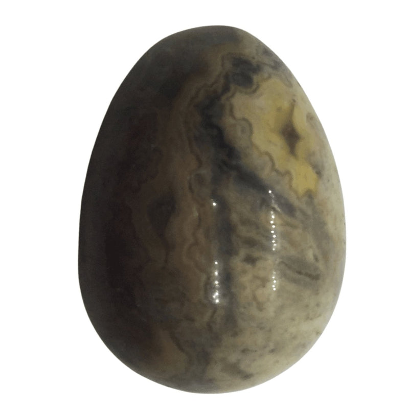 Crazy Lace Agate Egg Heavens Gem and Wellbeing