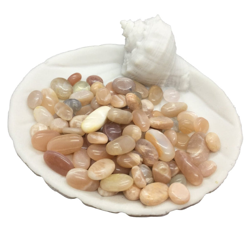 Peach Moonstone Chips - Large Heavens Gems and Wellbeing