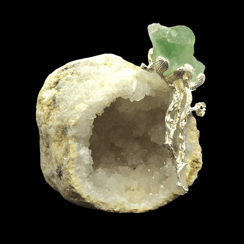 Quartz Cave Agode with Green Aventurine Roses Heavens Gems and Wellbeing