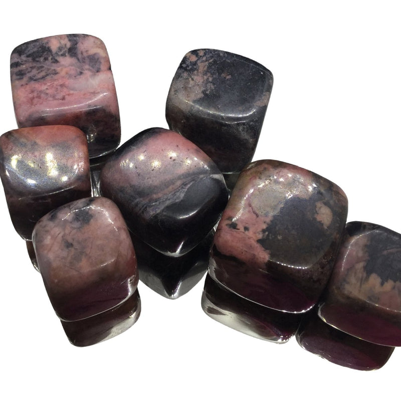 Rhodonite Tumble Stones - Cubes Heavens Gem and Wellbeing