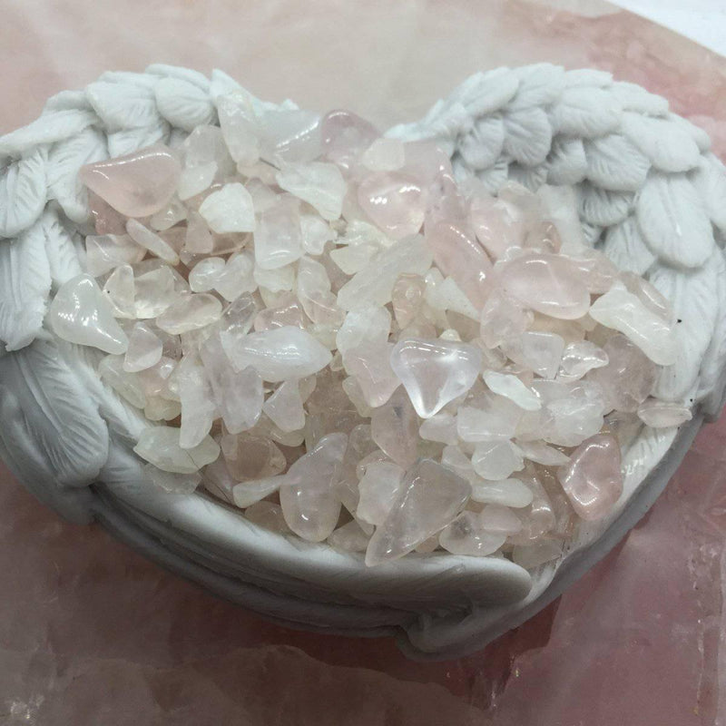 Rose Quartz Chips - large Heavens Gems and Wellbeing