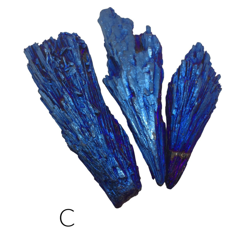 Titanium Blue Kyanite Feathers Heavens Gems and Wellbeing